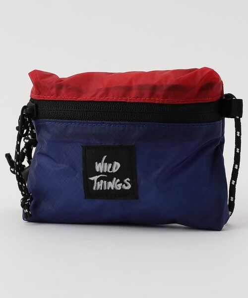 WILD THINGS（ワイルドシングス）の「WILD THINGS/ワイルドシングス CORDURA SIL POUCH コーデュラ シル ポーチ（ショルダーバッグ・メンズ・ブラック/サックスブルー/ラベンダー/ブルーグリーン・ONE SIZE）」の3枚目の写真