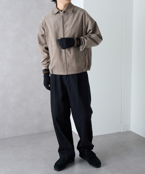 FRED PERRY（フレッドペリー）の「【FRED PERRY】≪スマホ対応≫ TWIN TIPPED MERINO WOOL GLOVES ティップラインメリノウールグローブ 手袋 ギフト プレゼント C9151（手袋・メンズ・ブラック/グレイッシュブルー・L/M）」の8枚目の写真