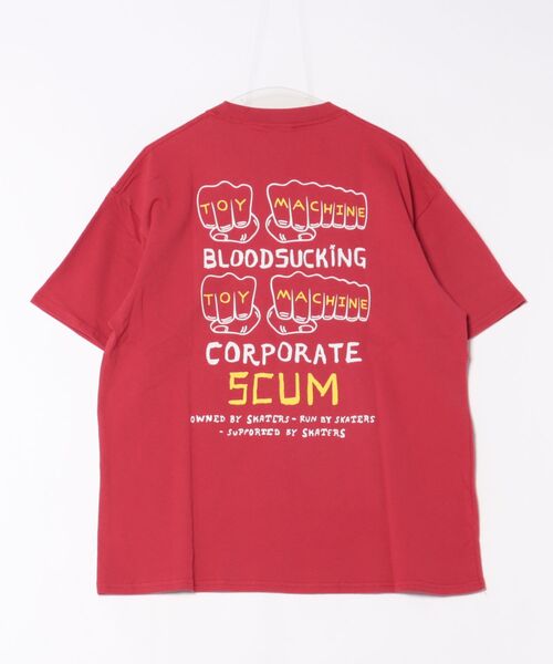 TOY　MACHINE（トイ　マシーン）の「【ムラサキスポーツ限定】TOY MACHINE/トイマシーン 半袖Tシャツ ビッグシルエット バックプリント Tシャツ MTMSFST3（Tシャツ/カットソー・メンズ・ホワイト/レッド/ブラック・M/XL/L）」の16枚目の写真