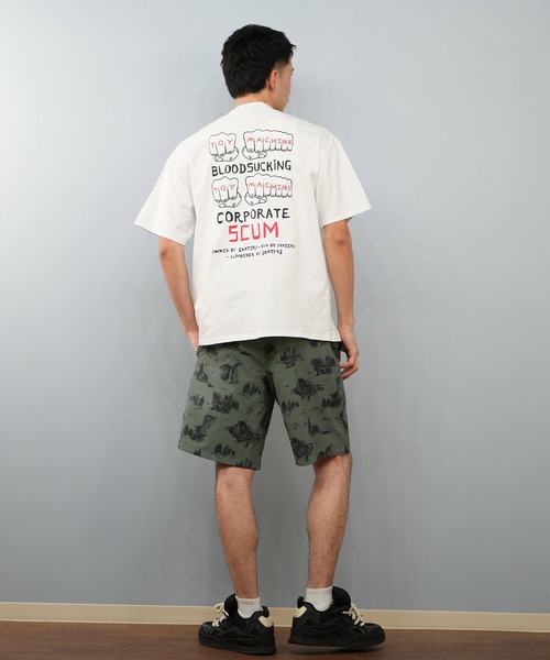 TOY　MACHINE（トイ　マシーン）の「【ムラサキスポーツ限定】TOY MACHINE/トイマシーン 半袖Tシャツ ビッグシルエット バックプリント Tシャツ MTMSFST3（Tシャツ/カットソー・メンズ・ホワイト/レッド/ブラック・M/XL/L）」の7枚目の写真