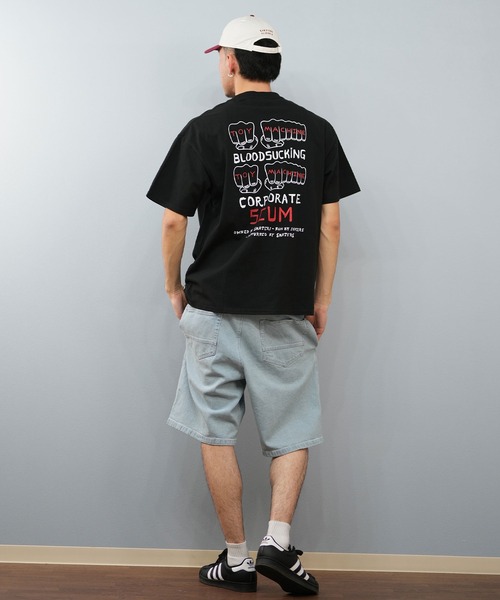 TOY　MACHINE（トイ　マシーン）の「【ムラサキスポーツ限定】TOY MACHINE/トイマシーン 半袖Tシャツ ビッグシルエット バックプリント Tシャツ MTMSFST3（Tシャツ/カットソー・メンズ・ホワイト/レッド/ブラック・M/XL/L）」の11枚目の写真