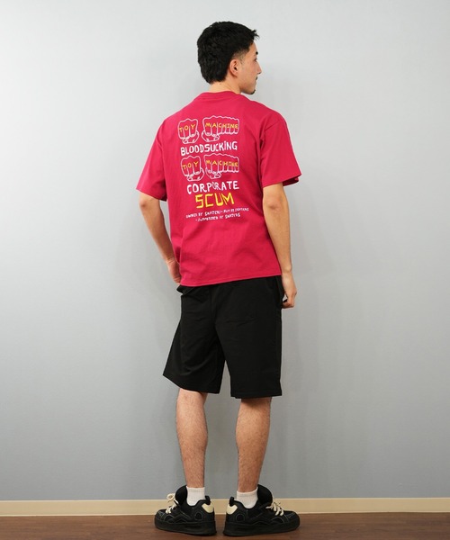 TOY　MACHINE（トイ　マシーン）の「【ムラサキスポーツ限定】TOY MACHINE/トイマシーン 半袖Tシャツ ビッグシルエット バックプリント Tシャツ MTMSFST3（Tシャツ/カットソー・メンズ・ホワイト/レッド/ブラック・M/XL/L）」の14枚目の写真