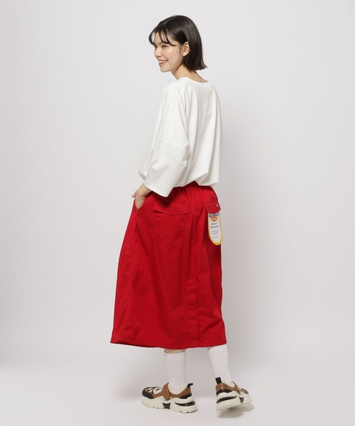 Dickies(ディッキーズ)の「【Dickies(ディッキーズ)】別注 TCコクーンイージースカート(スカート・レディース・レッド/グレー/ベージュ・MEDIUM/LARGE)」の8枚目の写真