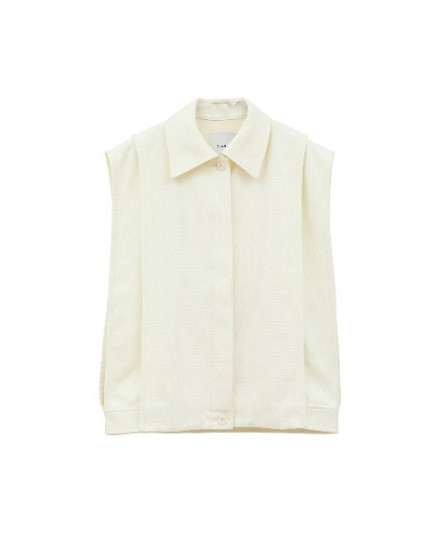 CLANE（クラネ）の「COLLAR SHORT VEST（ベスト・レディース・アイボリー・FREE）」の10枚目の写真