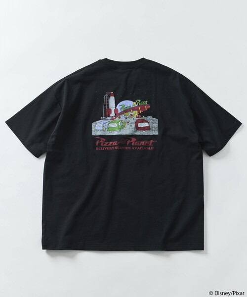 【限定品】ディズニートイストーリー別注 ビッグシルエットトレーナー ブラック M FREAK'S STORE トレーナー スウェット 限定展開 TOY STORY/トイ