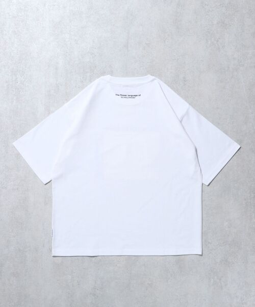 FFEIN(フェイン)の「【FFEIN(フェイン)】ひまわりアートフォトTシャツ / バックロゴ 短丈 Tシャツ クルーネック 半袖(Tシャツ/カットソー・メンズ・ブラック/ホワイト・SMALL/MEDIUM/LARGE)」の18枚目の写真