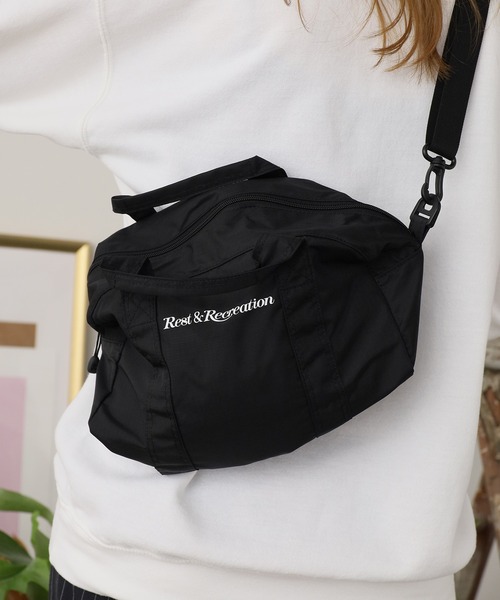 [REST&RECREATION] RR ロゴ ショルダーバッグ REST&RECREATION] RR LOGO TERRY SHOULDER BAG