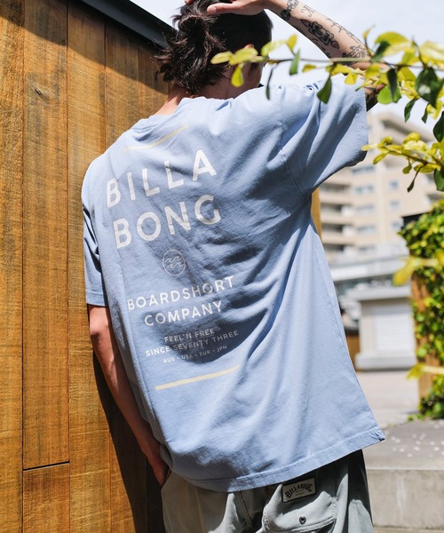 BILLABONG(ビラボン)の「BILLABONG メンズ SUNBLOCK Tシャツ 【2025年春夏モデル】/ビラボンバックプリントクルーネック半袖Tシャツ(Tシャツ/カットソー・メンズ・ブラック/ホワイト/ブルー系その他/クリーム・SMALL/X-LARGE/LARGE/MEDIUM)」の4枚目の写真