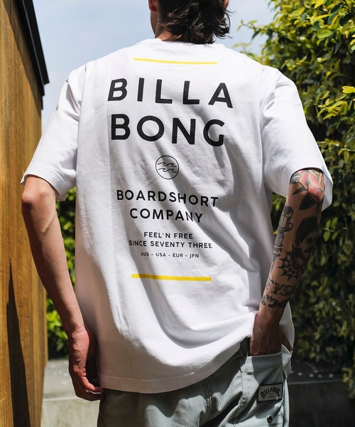 BILLABONG(ビラボン)の「BILLABONG メンズ SUNBLOCK Tシャツ 【2025年春夏モデル】/ビラボンバックプリントクルーネック半袖Tシャツ(Tシャツ/カットソー・メンズ・ブラック/ホワイト/ブルー系その他/クリーム・SMALL/X-LARGE/LARGE/MEDIUM)」の2枚目の写真