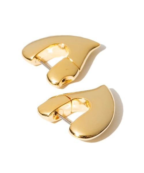 Kinetics（キネティクス）の「LAPUIS Plump heart pierced earrings（ラピュイ プランプ ハート ピアス イヤリング）（ピアス（両耳用）・メンズ・シルバー/ゴールド・FREE）」の12枚目の写真
