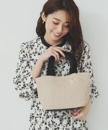 index | 【2WAY】雑材フリル持ち手バッグ(トートバッグ)
