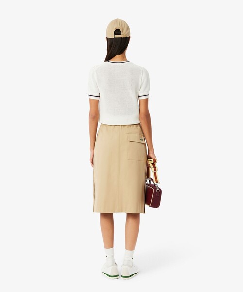 LACOSTE(ラコステ)の「アシンメトリーカーゴポケットスカート(スカート・レディース・ベージュ・38/36/34/40)」の3枚目の写真