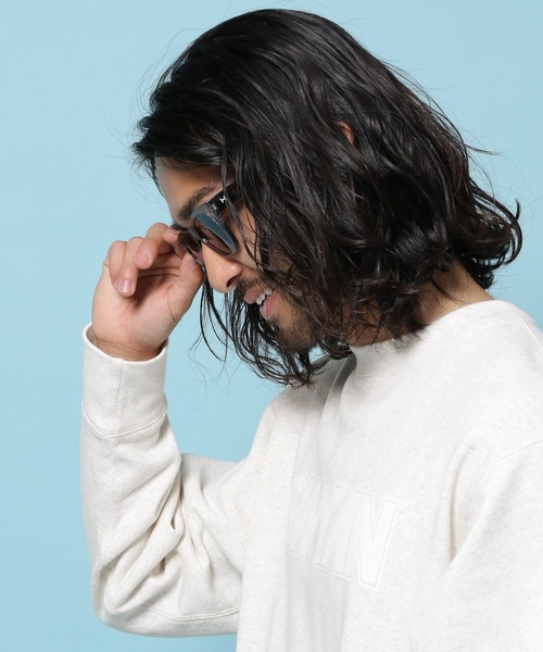 HEREIAM(ヘレイアム)の「【HEREIAM】UV99%カット/TONE GRASS(サングラス・レディース・ブラック/クリアイエロー/ブラック×ブルー・FREE)」の7枚目の写真