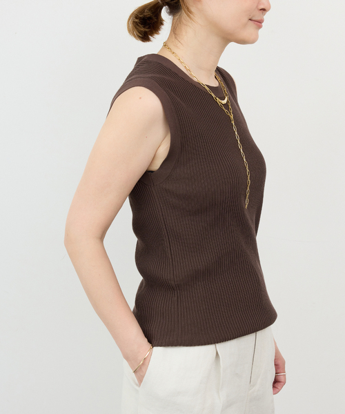 Deuxieme Classe(ドゥーズィエムクラス)の「*Beauty Latest クルーネック(ニット/セーター・レディース・ベージュ系その他/チョコ・FREE)」の20枚目の写真