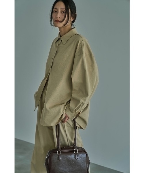 marjour（マージュール）の「COMFORTABLE SETUP SHIRTS（シャツ/ブラウス・レディース・ベージュ/グレー・M）」の7枚目の写真