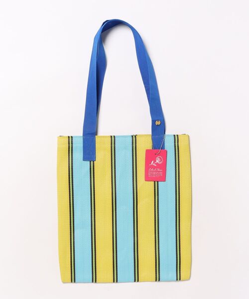 ムラサキスポーツ（ムラサキスポーツ）の「Lila&Fleur/リラアンドフルール トートバッグ Market Bag RF090（ショルダーバッグ・レディース・グリーン×ピンク/オレンジ系その他/ホワイト×ブラック/イエロー× ブルー・FREE）」の20枚目の写真