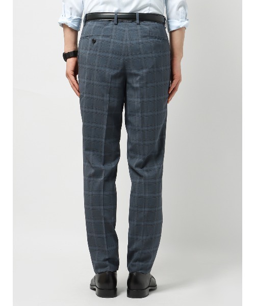 SUIT SQUARE(スーツスクエア)の「涼しい最高パンツ テーパードパンツ ウォッシャブル NON IRON チェック RS07(スラックス・メンズ・ブラウン系/グレー系/ブルー系・S(76cm)/3S(70cm)/SS(73cm)/M(79cm)/L(82cm)/LL(85cm)/3L(88cm)/4L(91cm)/5L(94cm))」の15枚目の写真