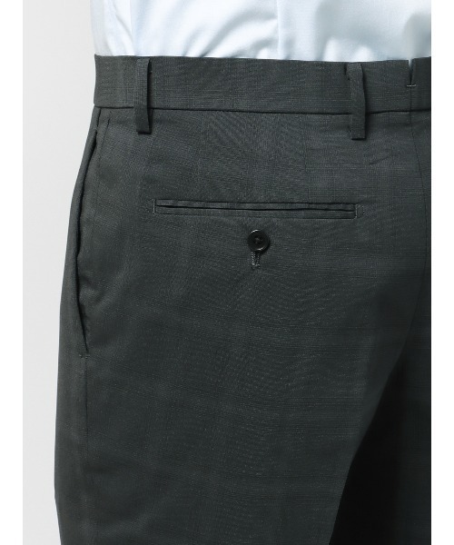 SUIT SQUARE(スーツスクエア)の「涼しい最高パンツ テーパードパンツ ウォッシャブル NON IRON チェック RS07(スラックス・メンズ・ブラウン系/グレー系/ブルー系・S(76cm)/3S(70cm)/SS(73cm)/M(79cm)/L(82cm)/LL(85cm)/3L(88cm)/4L(91cm)/5L(94cm))」の7枚目の写真