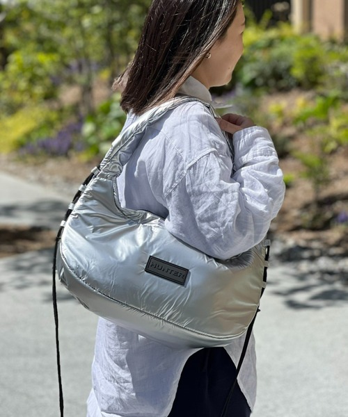 HUNTER TRAVEL HOBO SLING ライトブルー セール】【HUNTER】 TRAVEL HOBO SLING トラベルホーボー
