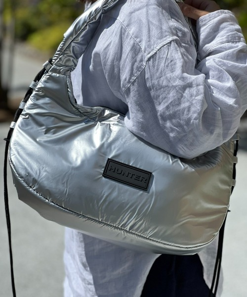 HUNTER TRAVEL HOBO SLING ライトブルー HUNTER ショルダーバッグ バッグ HUNTER/ハンター ショルダー
