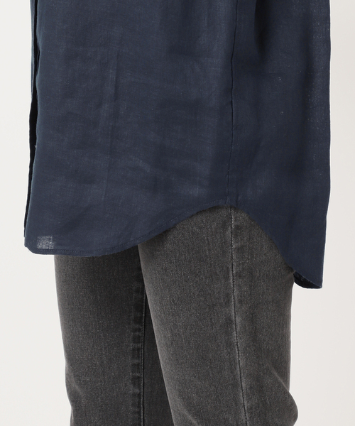 JOURNAL STANDARD relume（ジャーナルスタンダード　レリューム）の「【手洗い可能】大人な抜け感を演出◎ No.66フレンチリネンビッグスキッパー（シャツ/ブラウス・レディース・ブラウン/グリーン/レッド/ネイビー・FREE）」の15枚目の写真