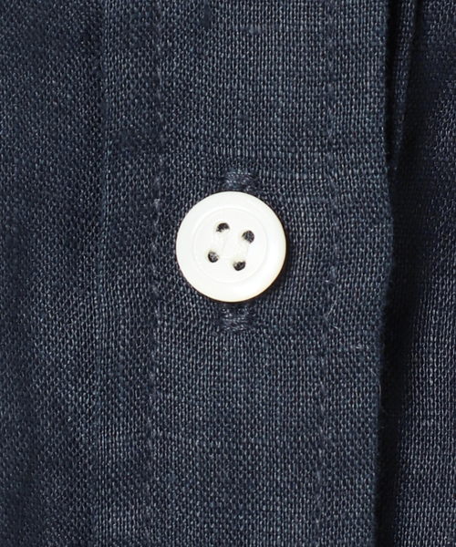 JOURNAL STANDARD relume（ジャーナルスタンダード　レリューム）の「【手洗い可能】大人な抜け感を演出◎ No.66フレンチリネンビッグスキッパー（シャツ/ブラウス・レディース・ブラウン/グリーン/レッド/ネイビー・FREE）」の6枚目の写真