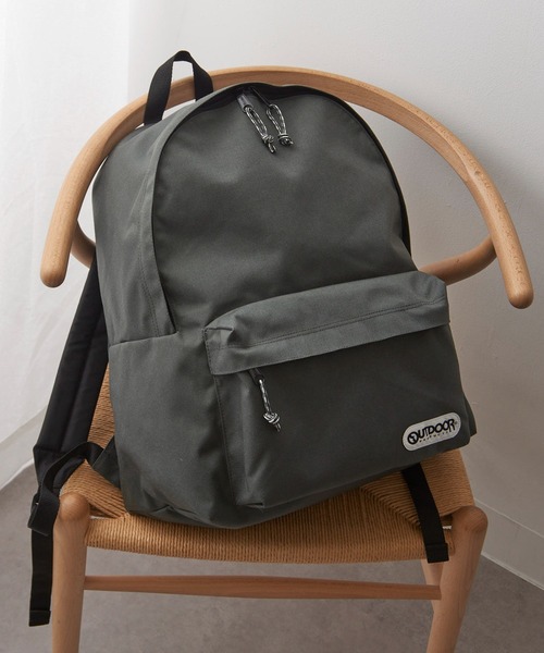 OUTDOOR PRODUCTS(アウトドアプロダクツ)の「【OUTDOOR PRODUCTS】デイパック 452T LARGE(バックパック/リュック・レディース・ネイビー/ベージュ/グリーン/グレー/ブラック/レッド/バーガンディー・FREE)」の2枚目の写真