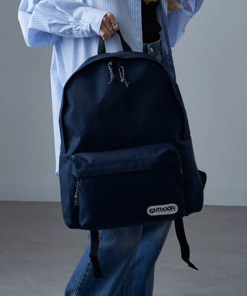OUTDOOR PRODUCTS(アウトドアプロダクツ)の「【OUTDOOR PRODUCTS】デイパック 452T LARGE(バックパック/リュック・レディース・ネイビー/ベージュ/グリーン/グレー/ブラック/レッド/バーガンディー・FREE)」の8枚目の写真