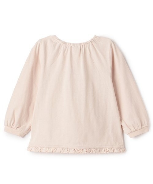 petit main（プティマイン）の「puputeteアップリケTシャツ（Tシャツ/カットソー・キッズ・モカ/オフホワイト/ライトピンク/ライトブルー・110cm/100cm/80ｃｍ/120cm/90cm/130cm）」の8枚目の写真