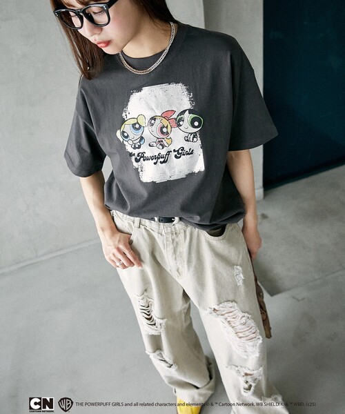 POWER PUFF GIRLS パワーパフガールズプリント Tシャツ XXL セール】【パワーパフガールズ / POWERPUFF GIRLS / パワパフ