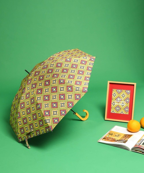 BAYFLOW（ベイフロー）の「【ASANTE SANA】晴雨兼用傘50cm（長傘・レディース・グリーン/イエロー/ネイビー・0）」の3枚目の写真