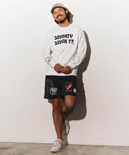 seventy seven(セブンティセブン)の「mp13509-nylon short pants (77mix) ショートパンツ(その他パンツ・メンズ・インディゴブルー/サンドベージュ/ブラック・S/M/L/XL)」の21枚目の写真