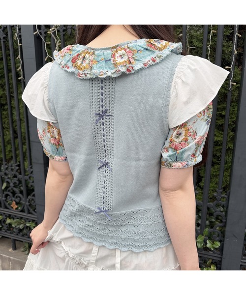 XXXXXX様、専用 HOUSE フリル付きホワイトベスト XXXXXX様、専用 HOUSE フリル付きホワイトベスト - メルカリ