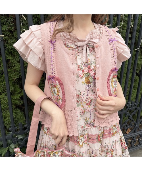 新品  ピンクハウス　ベスト ソフトチュールベスト （ベスト）｜PINK HOUSE / ピンクハウス