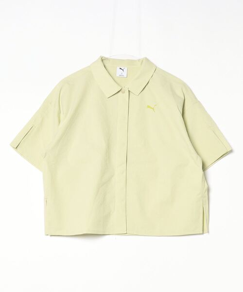 PUMA(プーマ)の「プーマ PUMA SUMMER SS シアサッカー シャツ(シャツ/ブラウス・レディース・ブラック/グリーン/ホワイト・S/M/L)」の8枚目の写真