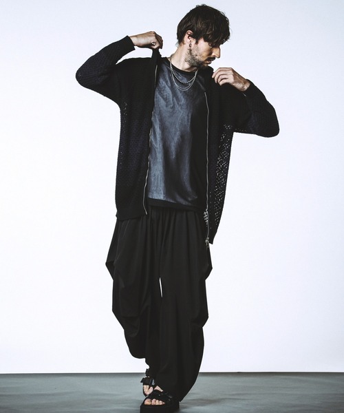 NO ID.(ノーアイディ)の「【NO ID.】Changing Gather Drape Trousers / チェンジング ギャザー ドレープ トラウザーズ(その他パンツ・メンズ・その他23/ブラック/グレー・2/1)」の15枚目の写真