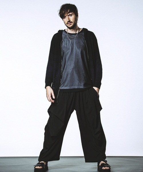 NO ID.(ノーアイディ)の「【NO ID.】Changing Gather Drape Trousers / チェンジング ギャザー ドレープ トラウザーズ(その他パンツ・メンズ・その他23/ブラック/グレー・2/1)」の16枚目の写真