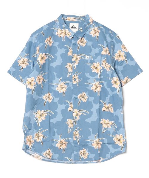 Quiksilver(クイックシルバー)の「クイックシルバー QUIKSILVER APERO CLASSIC SS(シャツ/ブラウス・メンズ・ブラック/ブルー・M/L)」の1枚目の写真