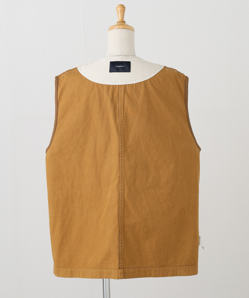 フレムワークキャメル色 FRAMeWORK（フレームワーク）の「ダックオーバーベスト（その他