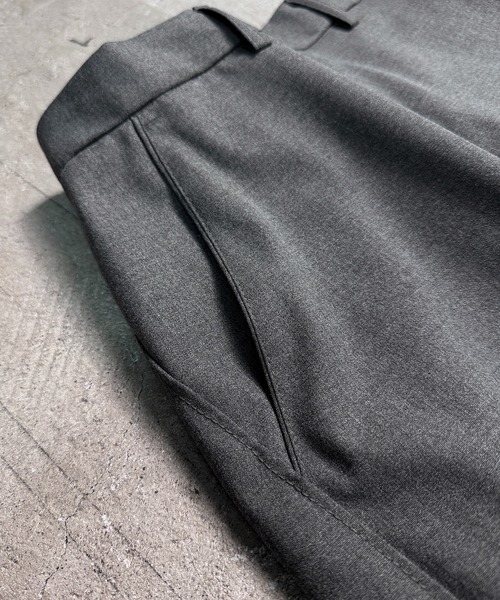 CALIFORNIA OUTFITTERS(カリフォルニア アウトフィッターズ)の「4D55 ワイドシルエット カーブパンツ(スラックス・メンズ・チャコールグレー/ブラック・S/M/L/XL)」の4枚目の写真