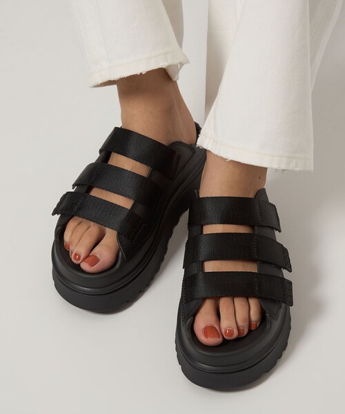 完売前に☆ [UGG] ゴールデングロウ スライド アグ UGG アグ UGG W GOLDENGLOW SLIDE ゴールデングロウ