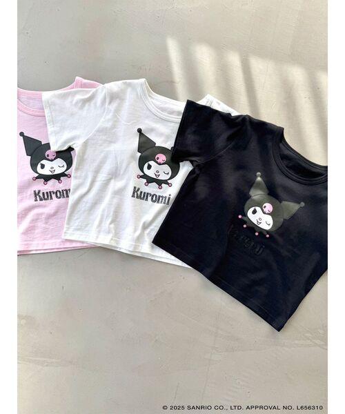 メロクロコラボ】WINK KUROMI TEE（Tシャツ/カットソー