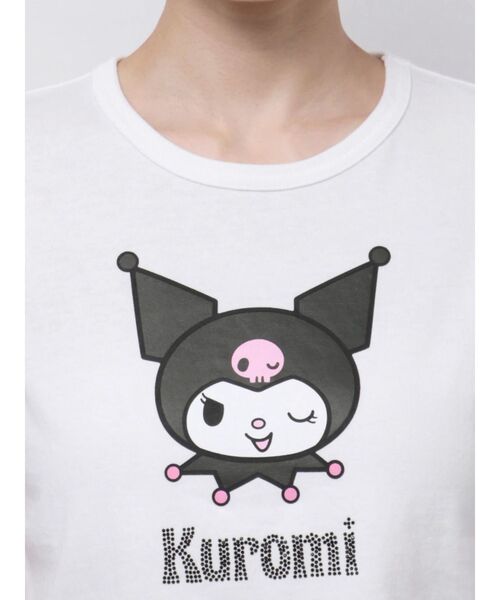 tシャツ 「メロクロコラボ」WINK KUROMI TEE レディース メロクロコラボ】WINK KUROMI TEE（Tシャツ/カットソー