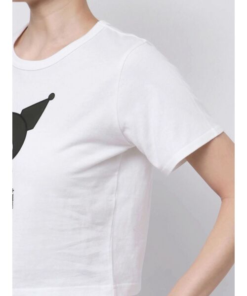 CALNAMUR(カルナムール)の「【メロクロコラボ】WINK KUROMI TEE(Tシャツ/カットソー・レディース・ホワイト/ブラック/ピンク・FREE)」の20枚目の写真
