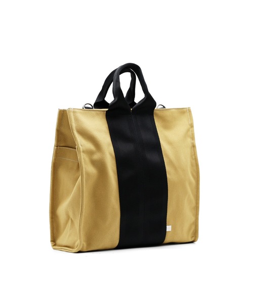 L.E.D.BITES(エルイーディーバイツ)の「Duffle 2wayトートバッグ B-6191(ショルダーバッグ・メンズ・ストライプ/カモフラージュ/ベージュ/ブラック・ONE SIZE)」の5枚目の写真