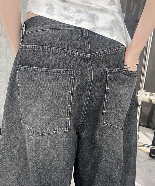 スタッズバレルデニム（デニムパンツ）｜Figments（フィグメンツ）の