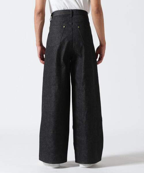 Toironier（トワロニエ）の「Toironier/トワロニエ/Rigid Elephant Denim（デニムパンツ・メンズ・ブラック・1/2）」の12枚目の写真