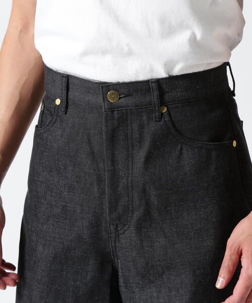 Toironier（トワロニエ）の「Toironier/トワロニエ/Rigid Elephant Denim（デニムパンツ・メンズ・ブラック・1/2）」の13枚目の写真
