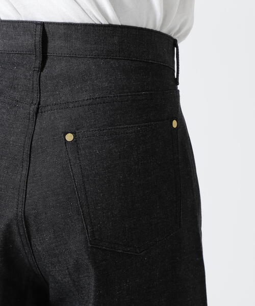 Toironier（トワロニエ）の「Toironier/トワロニエ/Rigid Elephant Denim（デニムパンツ・メンズ・ブラック・1/2）」の16枚目の写真