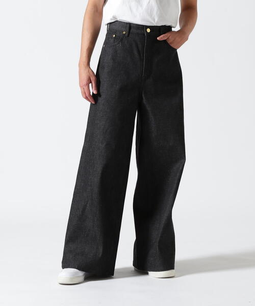 Toironier（トワロニエ）の「Toironier/トワロニエ/Rigid Elephant Denim（デニムパンツ・メンズ・ブラック・1/2）」の9枚目の写真